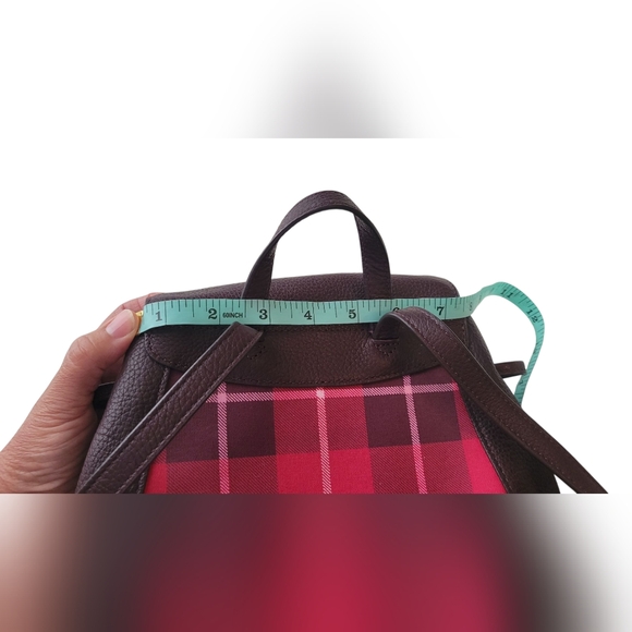 Kate Spade Leila Medium Flap Bsckpack Pebbled Leather - Picture 12 of 13